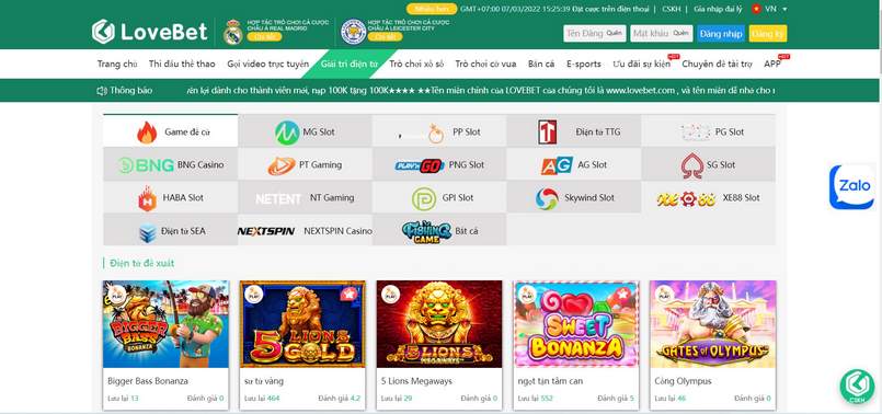 Hướng dẫn cách đăng ký tài khoản Lovebet